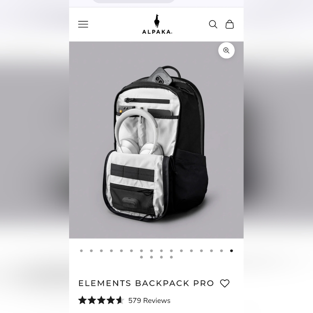 Alpaka Elements Backpack PRO NWT - image 8